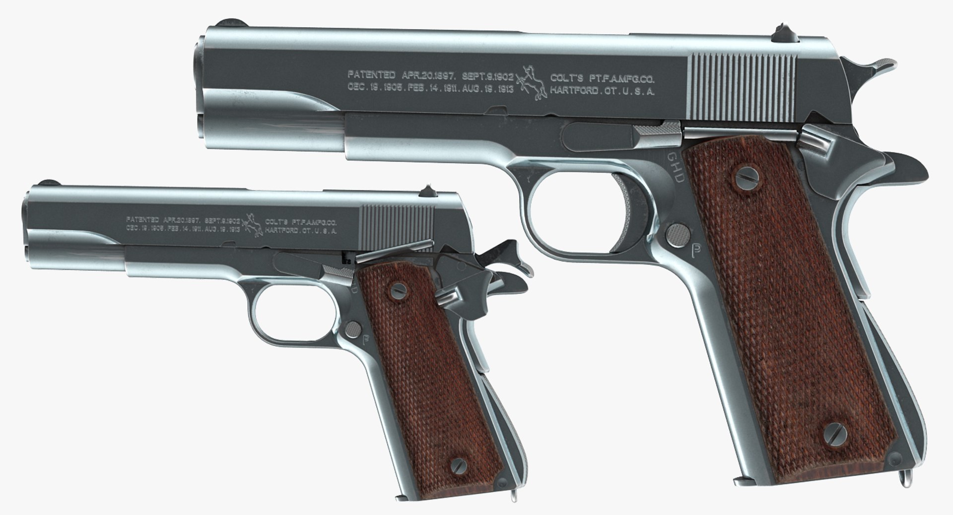 pistol colt m1911 3d c4d https://p.turbosquid.com/ts-thumb/Ok/AeRmcQ/YKkRLRyw/pistolcoltm1911c4dmodel006/jpg/1479958164/1920x1080/fit_q87/261a40ef385a76d7c21a043c43c0c08e730469fe/pistolcoltm1911c4dmodel006.jpg