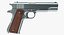Pistol Colt M1911 Modèle 3D