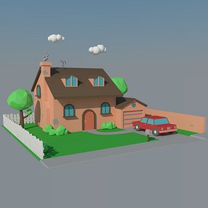 house car 3d max