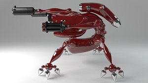 robot 3d blend