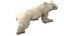 3D Polar Bear Fur Rigged 3D model