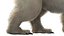 3D Polar Bear Fur Rigged 3D model