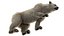 3D Polar Bear Fur Rigged 3D model