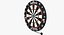 3d dartboard dart model