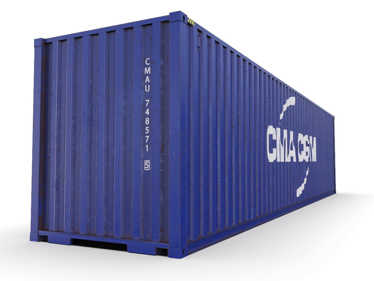 Shipping container cmacgm 40 3D TurboSquid 1618809