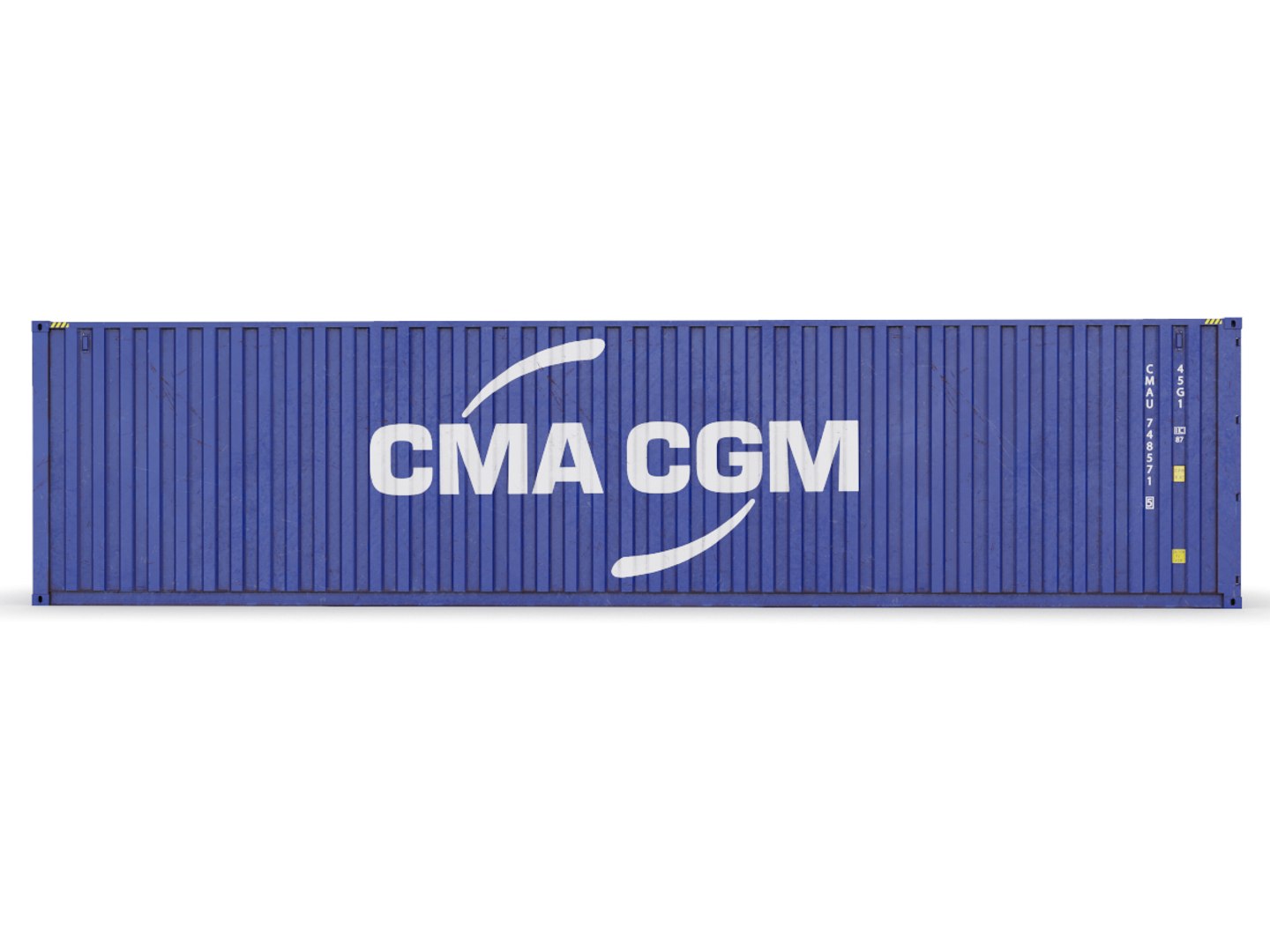 Shipping container cma-cgm 40 3D - TurboSquid 1618809