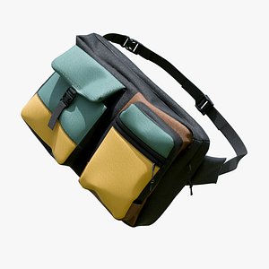 Modern Colorful Sling Messenger Bag