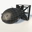 Nuclear bomb Fatman low poly