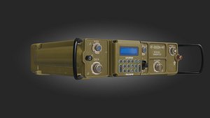Military Radio PBR High Quality 3D Model