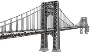 George Washington Bridge 3D model