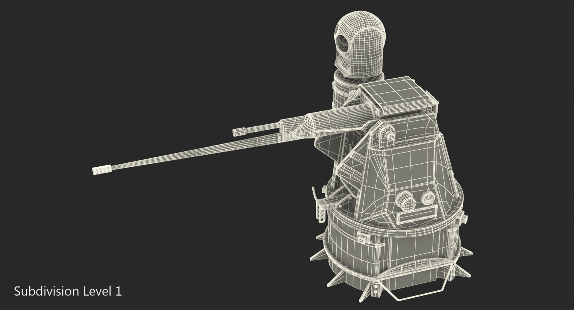3D Model M242 Bushmaster Chain Gun - TurboSquid 1367578