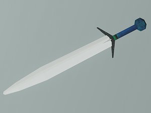 Fantasy low-poly sword(1)