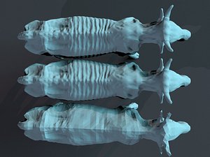 hungry cow animals 3D