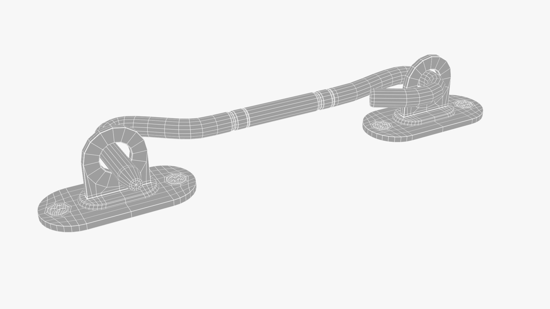 3D model Hook Eye Door Latch https://p.turbosquid.com/ts-thumb/Ok/ZYjG2L/NT/wireframe1/jpg/1643667097/1920x1080/fit_q87/8d01c9e747f266d0ae705a8110aa08d4796d936e/wireframe1.jpg