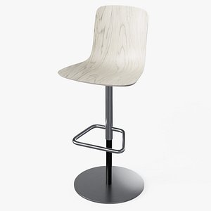 3D Hal Barstool Wooden Light - Modern PBR Stool