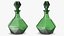 Green Glass Decanter
