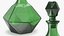Green Glass Decanter