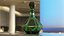 Green Glass Decanter