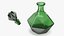Green Glass Decanter