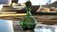 Green Glass Decanter