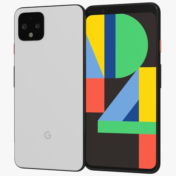 3D realistic google pixel 4 model