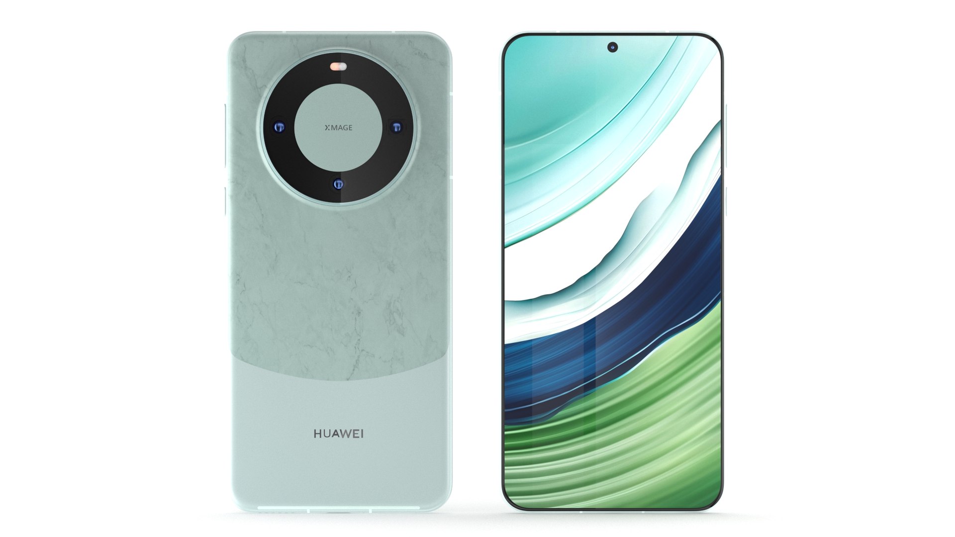 Huawei Mate 60 Turquoise 3D Model - TurboSquid 2141354