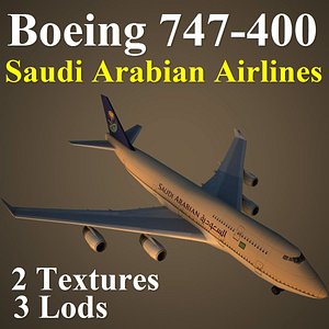 3d boeing 747-400 sva model