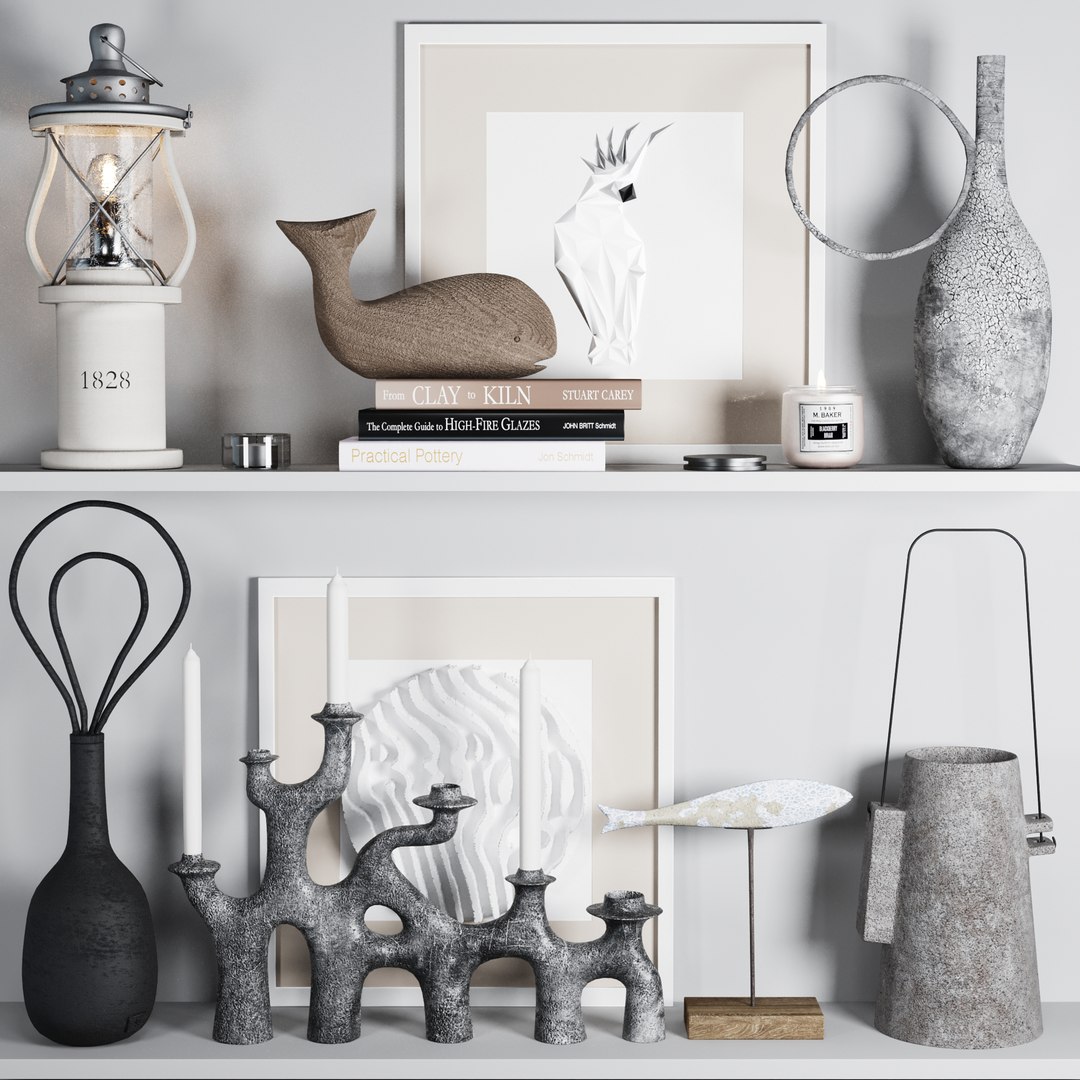 Decorative Set 7 3D Model - TurboSquid 1926891