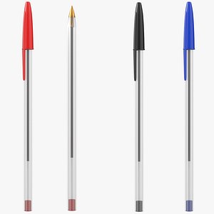Ballpoint Pen PBR 3D model