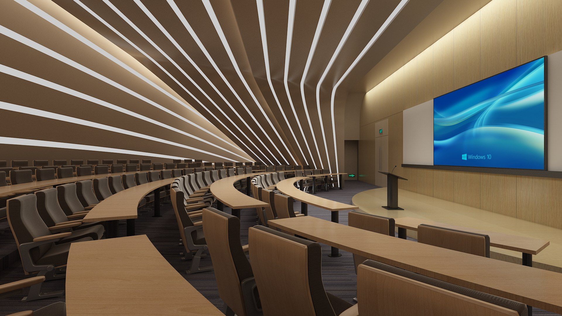 3D Lecture Hall 19 - TurboSquid 2176092