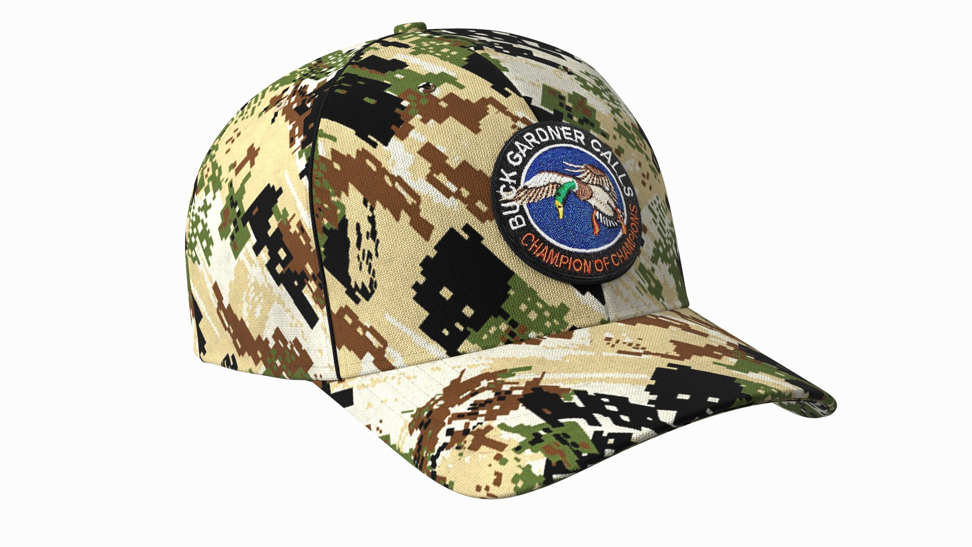 3D Model Hunting Cap Forest Camo TurboSquid 1958291