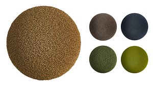3D High-Pile Carpet Collection 01