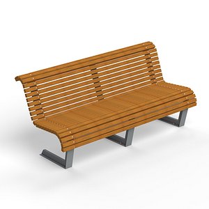 3D bench furniture