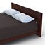 Queen Bed 2 Modello 3D