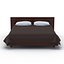 Queen Bed 2 Modello 3D
