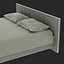 Queen Bed 2 Modello 3D