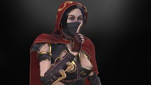 3D Black Assassin model