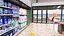 Realistic Supermarket 01 3D model