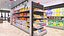 Realistic Supermarket 01 3D model