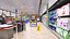 Realistic Supermarket 01 3D model