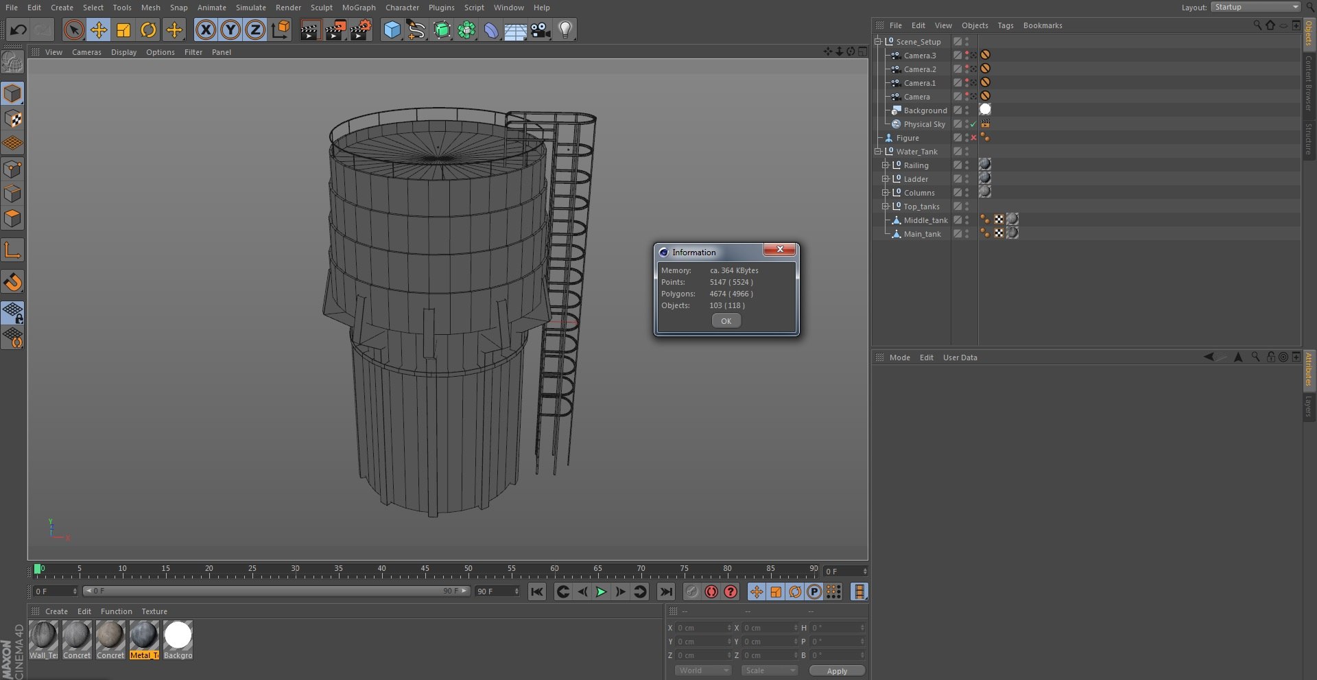 3d Model Water Tank
