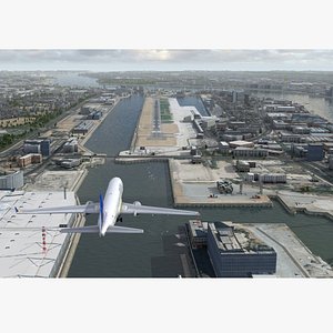 3D London City Airport model