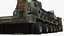 Heavy-Duty Military Truck with Demining Robot Cargo Military Green