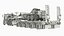 Heavy-Duty Military Truck with Demining Robot Cargo Military Green