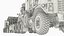 Heavy-Duty Military Truck with Demining Robot Cargo Military Green