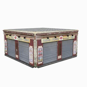 old shop kiosk store fbx
