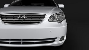 byd f3 2016 3D model