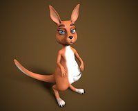 cartoon kangaroo