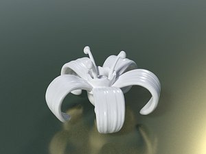 flower 3D model