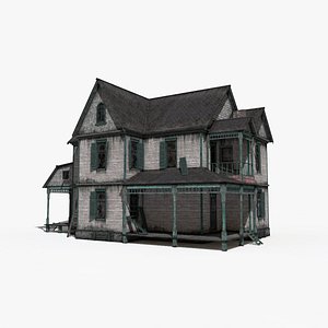 3D old house interior